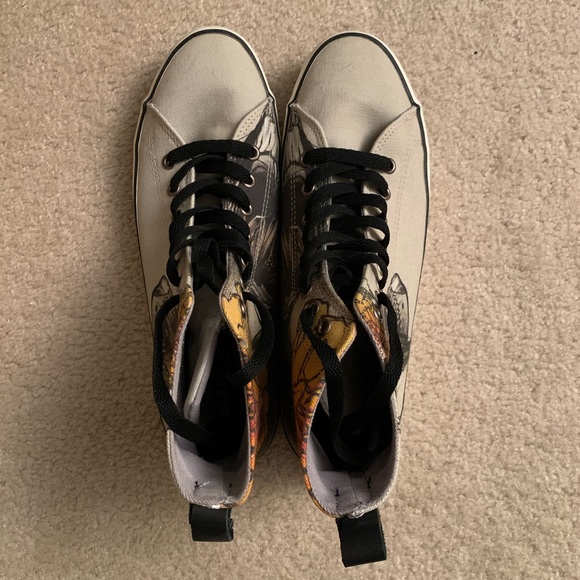 Blanx High Tops Designed by Alan Daniel Perez Mictlan Size 9.5 - Picture 3 of 11